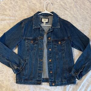 oversize Forever21 Blue Jean Jacket